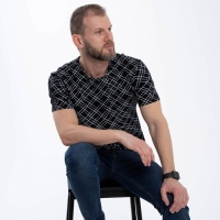 Футболка SL "Геометрия", 46, чёрный