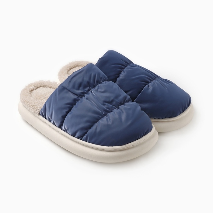 Тапочки мужские, размер 44-45, цвет синий