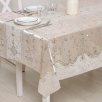 Клеёнка на стол &laquo;Ромбики&raquo;, на тканевой основе, рулон 20 метров, ширина 137 см, толщина 0,25 мм