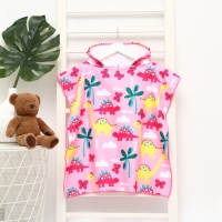 Полотенце-пончо детское LoveLife "Динозавры", цв. розовый, 60х120 см, 100% пэ, 230 г/м2 Полотенце-пончо детское LoveLife "Динозавры", цв. розовый, 60х120 см, 100% пэ, 230 г/м2