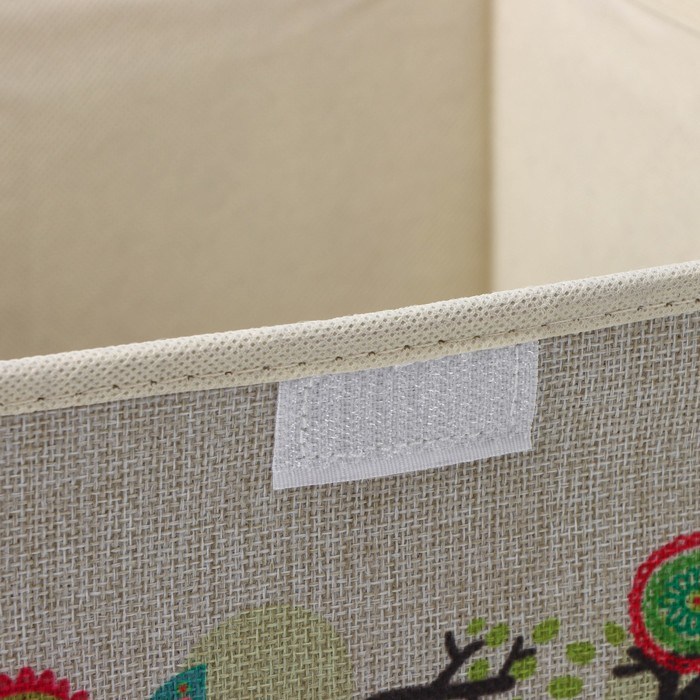 Короб стеллажный для хранения с крышкой &laquo;Весна&raquo;, 29&times;29&times;28,5 см