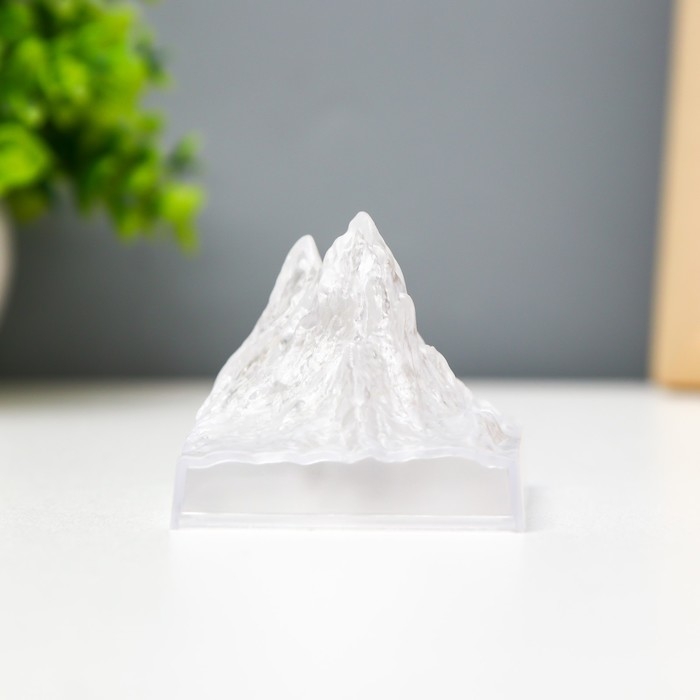 Ночник "Гора. Айсберг" LED от батареек 3хLR44 прозрачный 5х5х9,5 см RISALUX