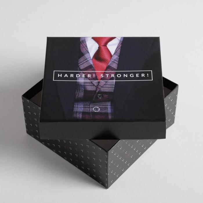 Набор коробок 5 в 1, упаковка подарочная, &laquo;Джентльмен&raquo;, 14 х 14 х 8 ‒ 22 х 22 х 12 см