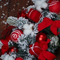 Сваг настенный "Сюрприз " 60-26 см, красно-белый