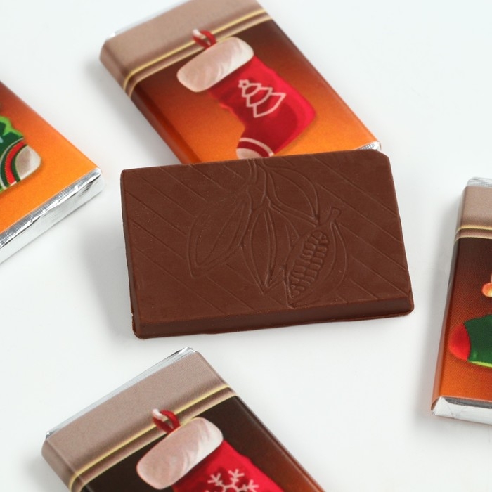 Новый год! Шоколад молочный &laquo;Уютного Нового года&raquo;, 12 гр х 4 шт