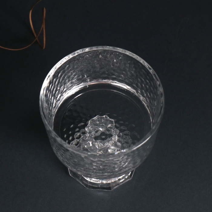 Подсвечник стекло на 1 свечу d=8 см "Креманка" прозрачный 8,8х8,8х10,3 см