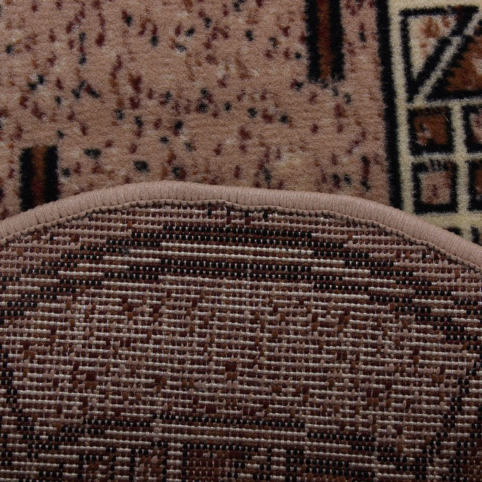 Ковер Мокко овальный, размер 80х150 см, ПП 100%, джут