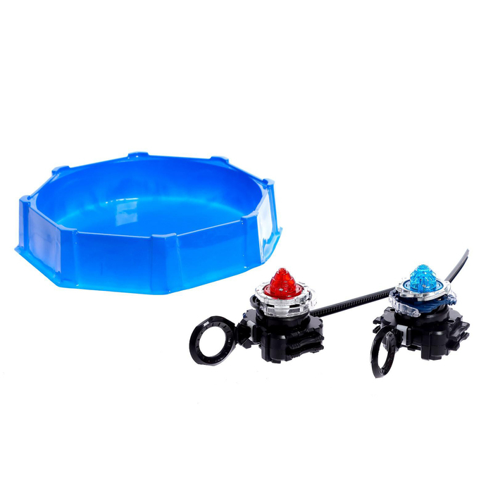 Набор волчков ULTRA SPIN MAX, 2 волчка, 2 устройства для запуска, арена, цвет МИКС