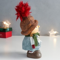 Сувенир полистоун "Девочка в платье с зайчиками в кармашках" 9,5х7,5х17 см Сувенир полистоун "Девочка в платье с зайчиками в кармашках" 9,5х7,5х17 см