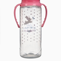 Набор бутылочек для кормления &laquo;Принцесса&raquo; 150 и 250 мл, прямые, цвет фуксия