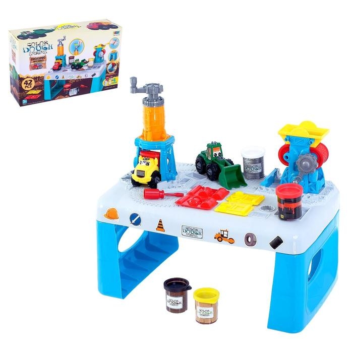 Игровой модуль &laquo;Фабрика&raquo; с пластилином, 42 элемента