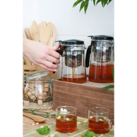 Чайник стеклянный заварочный Magistro «Мантана», 900 мл, с пластиковым ситом Чайник стеклянный заварочный Magistro «Мантана», 900 мл, с пластиковым ситом