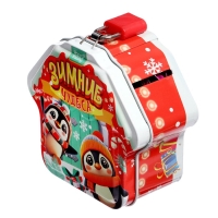 Новый год! Игрушка-сюрприз &laquo;Зимние чудеса&raquo;, 2в1, мялка и бусы, 9 &times; 9 см