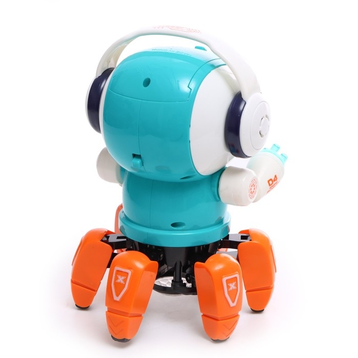 Робот музыкальный «Смарти», русское озвучивание, световые эффекты, цвет зелёный Робот музыкальный «Смарти», русское озвучивание, световые эффекты, цвет зелёный