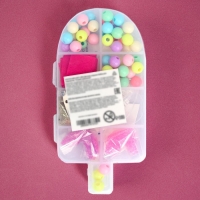 Набор бусин для украшения «Мороженка» Набор бусин для украшения «Мороженка»