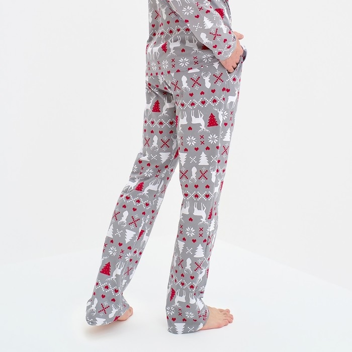 Пижама новогодняя мужская KAFTAN &laquo;Скандинавия&raquo;, размер 54