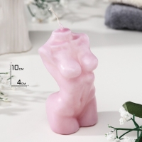 Свеча фигурная ароматическая "Женский силуэт", 9,5х4,5 см, пион Свеча фигурная ароматическая "Женский силуэт", 9,5х4,5 см, пион