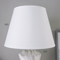 Лампа настольная "Ильмрамор" 1хЕ27 40Вт серый 25х25х42 см RISALUX Лампа настольная "Ильмрамор" 1хЕ27 40Вт серый 25х25х42 см RISALUX