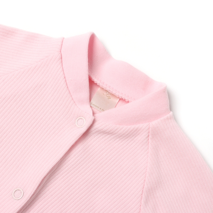 Комбинезон детский с открытыми ножками, цвет розовый, рост 80