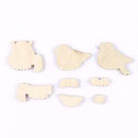 Новогодний набор для творчества. Ёлочные деревянные подвески под раскраску «Новый год! Мишка и снегирь» Новогодний набор для творчества. Ёлочные деревянные подвески под раскраску «Новый год! Мишка и снегирь»