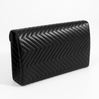 Сумка-клатч на клапане, цвет чёрный Сумка-клатч на клапане, цвет чёрный