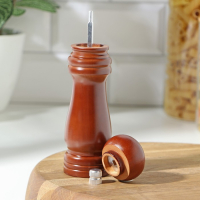 Мельница для специй Доляна, 17×4,5 см, металлический механизм, цвет тёмное дерево Мельница для специй Доляна, 17×4,5 см, металлический механизм, цвет тёмное дерево