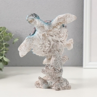 Сувенир полистоун "Коралловый риф. Черепаха на подставке" 17,5х11х19 см