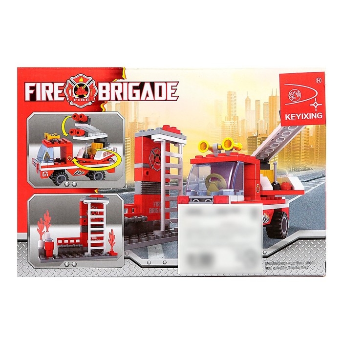 Конструктор «Пожарная бригада», 133 детали Конструктор «Пожарная бригада», 133 детали