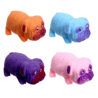 Мялка антистресс тянучка &laquo;Собака&raquo;, с песком, цвета МИКС, в шоубоксе