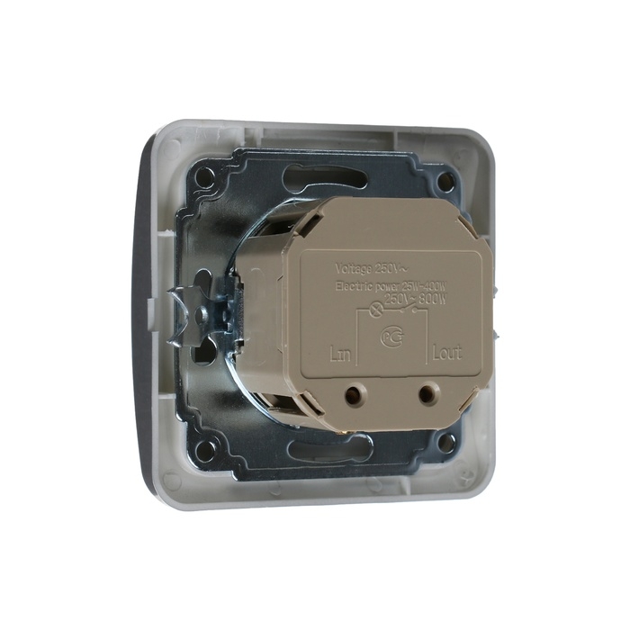 Диммер Luazon Lighting Диммер Luazon Lighting "Орион", 10 А, скрытый, серебристый