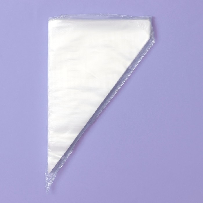 Кондитерские мешки одноразовые Доляна, 30 мкм, 27×17 см (размер S), 100 шт Кондитерские мешки одноразовые Доляна, 30 мкм, 27×17 см (размер S), 100 шт