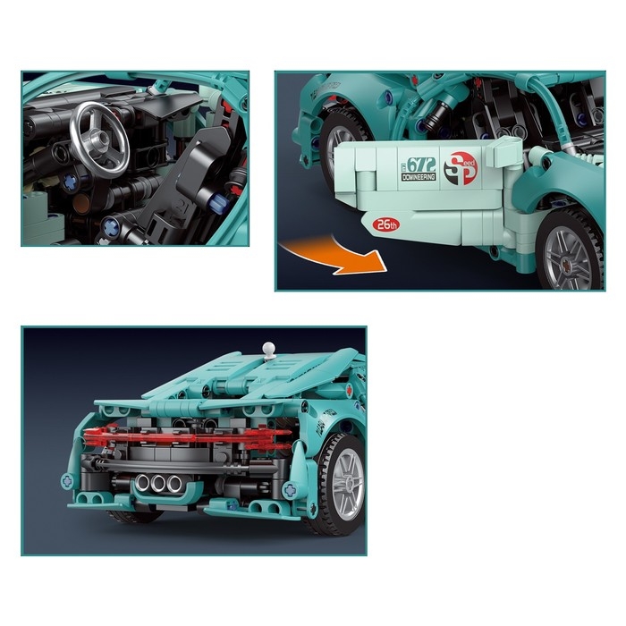 Конструктор Техно &laquo;Фурия Тиффани&raquo;, 1034 детали