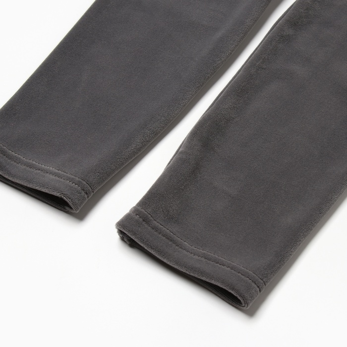 Костюм детский (свитшот, леггинсы) KAFTAN Plushy р.36 (134-140), серый