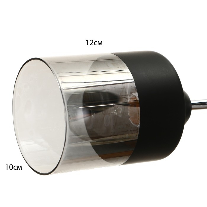 Люстра "Эстель" 5хЕ27 40Вт чёрно-хромовый 60х60х23 см BayerLux