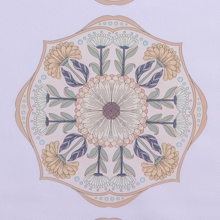 Клеёнка на стол &laquo;Ботаника&raquo;, на тканевой основе, рулон 20 метров, ширина 137 см