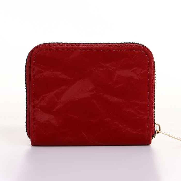 Кошелёк женский на молнии, цвет красный Кошелёк женский на молнии, цвет красный