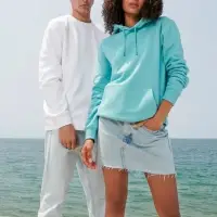 Худи унисекс Condor, голубое (морская волна), размер L