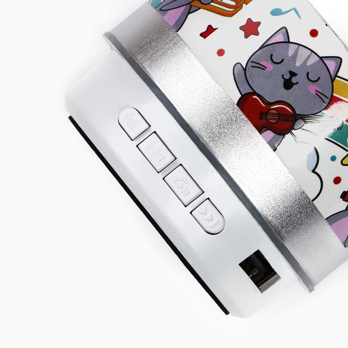 Портативная колонка «Котики», модель PS-02, 4,9 х 7 см Портативная колонка «Котики», модель PS-02, 4,9 х 7 см