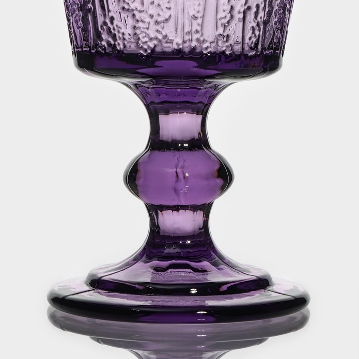 Бокал для вина стеклянный Magistro &laquo;Французская лаванда&raquo;, 310 мл, 16,4&times;8,9 см, цвет сиреневый