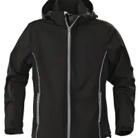 Куртка софтшелл мужская Skyrunning, черная, размер S