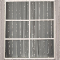 Гирлянда &laquo;Занавес&raquo; 2 &times; 6 м, IP44, УМС, белая нить, 1440 LED, свечение белое, 220 В