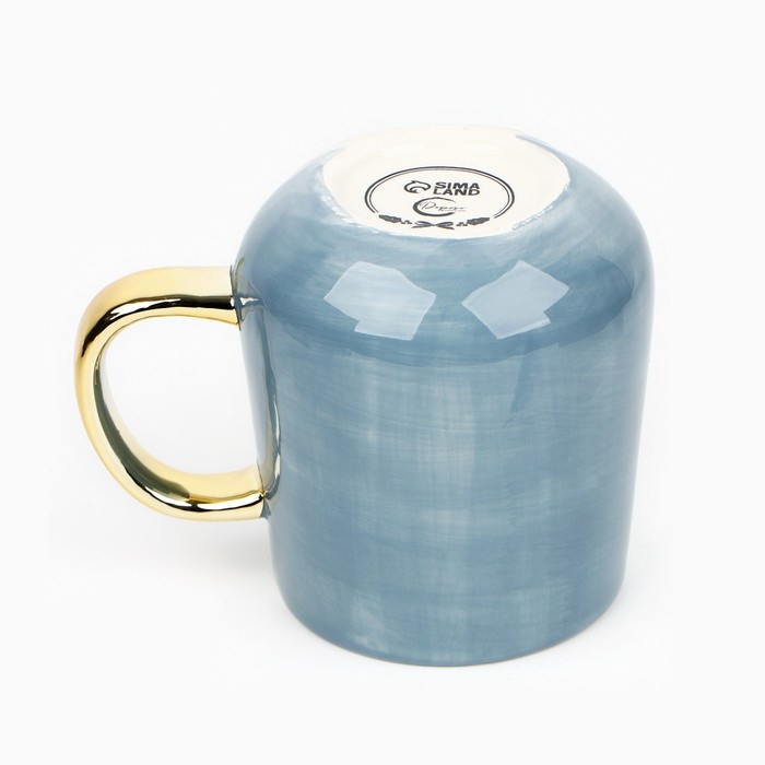 Новый год! Кружка новогодняя керамическая &laquo;Пингвин&raquo;, 600 мл, цвет голубой