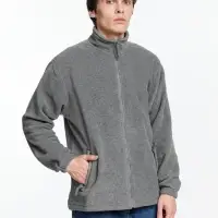 Куртка мужская North, серый меланж, размер XXL