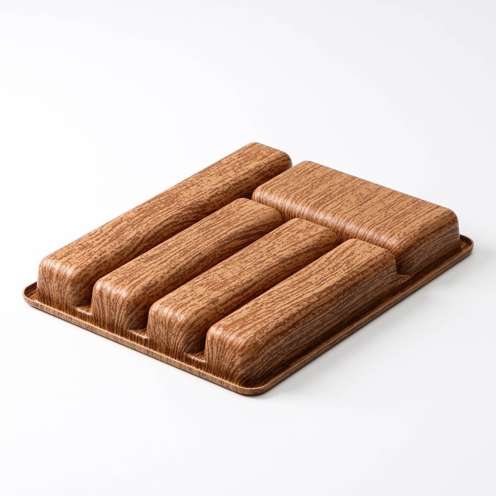 Лоток для столовых приборов &laquo;Вуди&raquo;, 36&times;29&times;5 см, 5 отделений