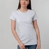 Футболка женская T-bolka Stretch Lady, белая, размер XXL