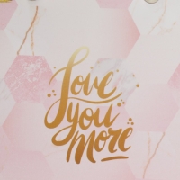 Пакет влагостойкий для цветов Love you more, 11,5 х 12 х 8 см Пакет влагостойкий для цветов Love you more, 11,5 х 12 х 8 см