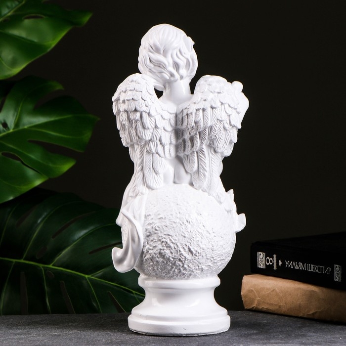 Фигура Фигура "Ангел на шаре с арфой" 32х13 см