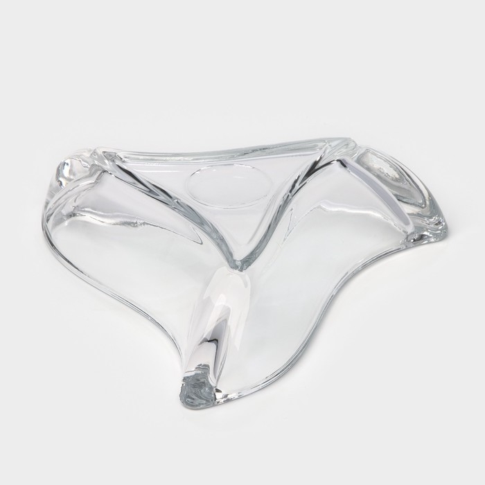 Менажница стеклянная FLOWER, из 6 предметов, 22&times;23 см