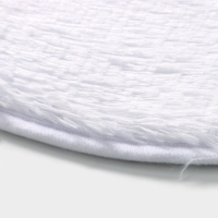 Коврик для дома Доляна «Пушистик», 38×59 см, цвет белый Коврик для дома Доляна «Пушистик», 38×59 см, цвет белый