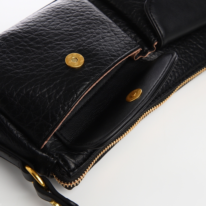 Сумка женская TEXTURA, средний размер, цвет чёрный Сумка женская TEXTURA, средний размер, цвет чёрный